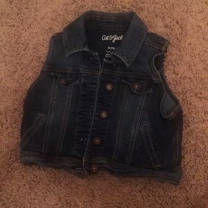 Girls Jean vest